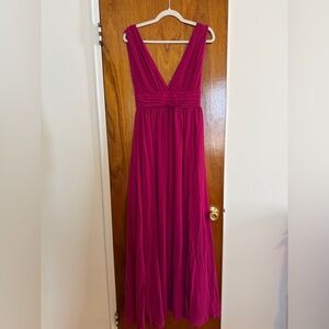 LULUS Heavenly Hues Magenta Maxi Dress